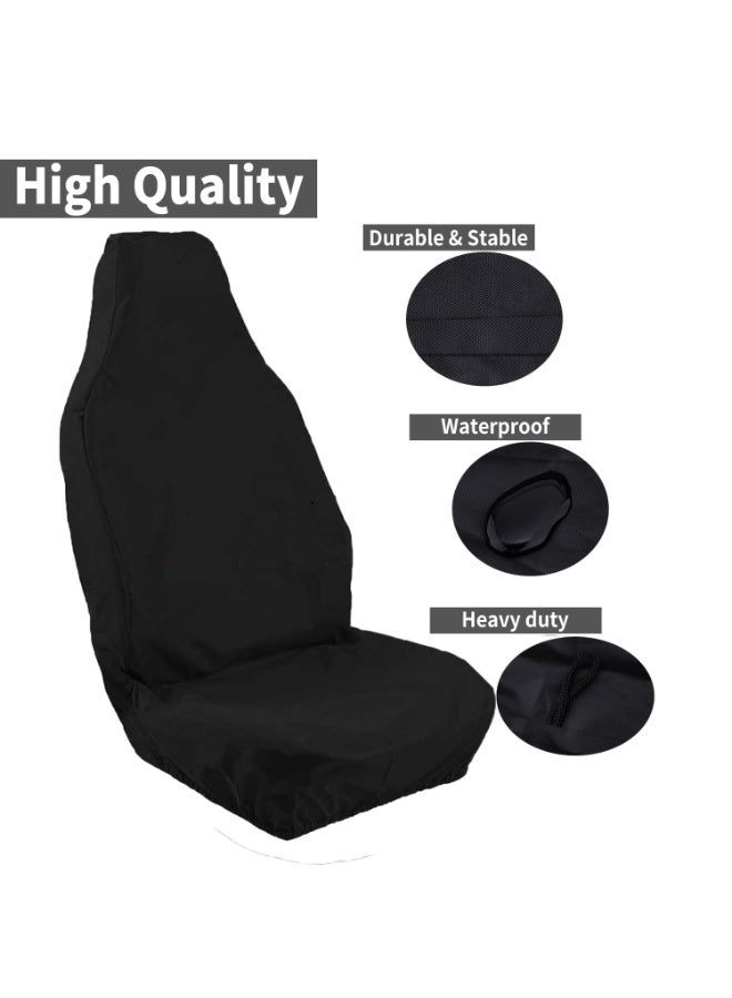 Arabest Waterproof Car Seat Cover, 2 Pack Portable Car Seat Cover, Water-Resistant Universal Fit Nylon Protector for Fitting Workout, Public Transit, Outdoor Activities, Beach and Hiking - Image 2